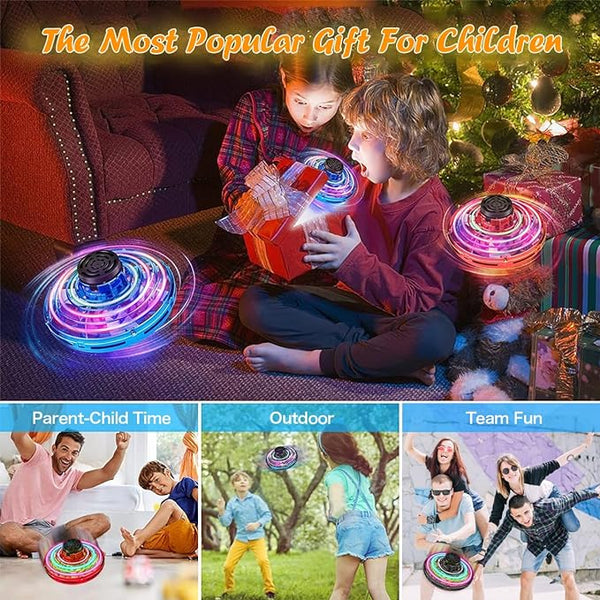 LED Flying Spinner Mini Drone