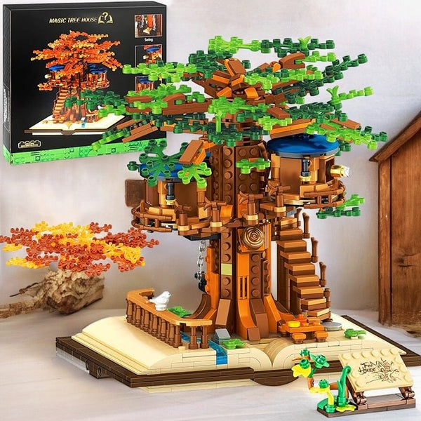 Jungle Tree House Bricks Toys
